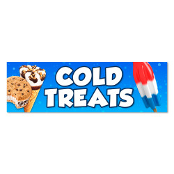 Cold Treats Vinyl Banner...