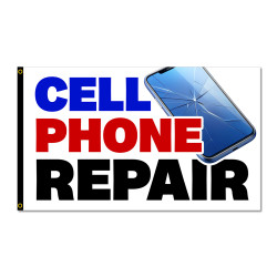 CELL PHONE REPAIR Premium 3x5 Flag OR Optional Flag with Mounting Kit
