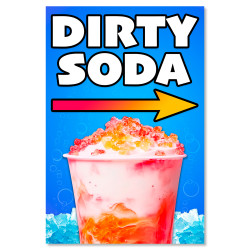 Dirty Soda Economy A-Frame Sign