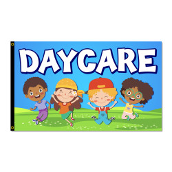 DAYCARE Premium 3x5 Flag OR Optional Flag with Mounting Kit