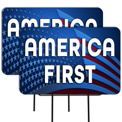 America First (Blue) 2 Pack...