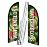 Watermelons 10' 2 Sided Feather Flag Bundle (Complete Kit) OR Optional Replacement Flag Only