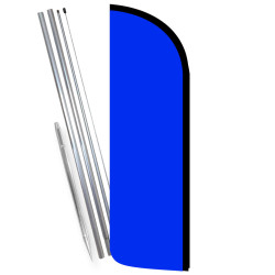 Solid Blue Windless Feather...