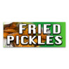 Fried Pickles Vinyl Banner with Optional Sizes (Made in the USA)