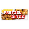 Pretzel Bites Vinyl Banner with Optional Sizes (Made in the USA)