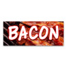 Bacon Vinyl Banner with Optional Sizes (Made in the USA)