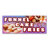 Funnel Cake Fries Vinyl Banner with Optional Sizes (Made in the USA)