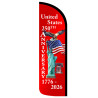 United States 250th Anniversary Premium Windless Feather Flag Bundle (Complete Kit) OR Optional Replacement Flag Only