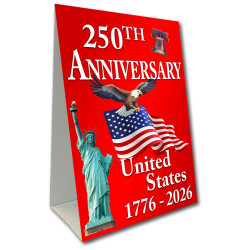 250 Anniversary  Economy A-Frame Sign
