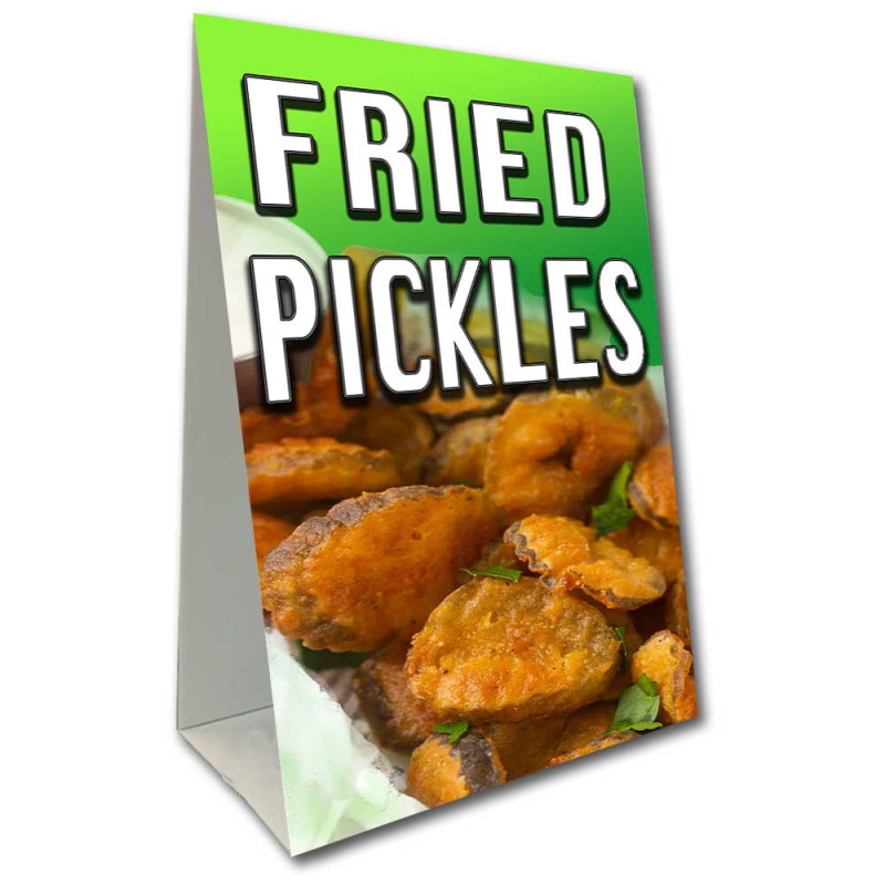 Fried Pickles Economy A-Frame Sign