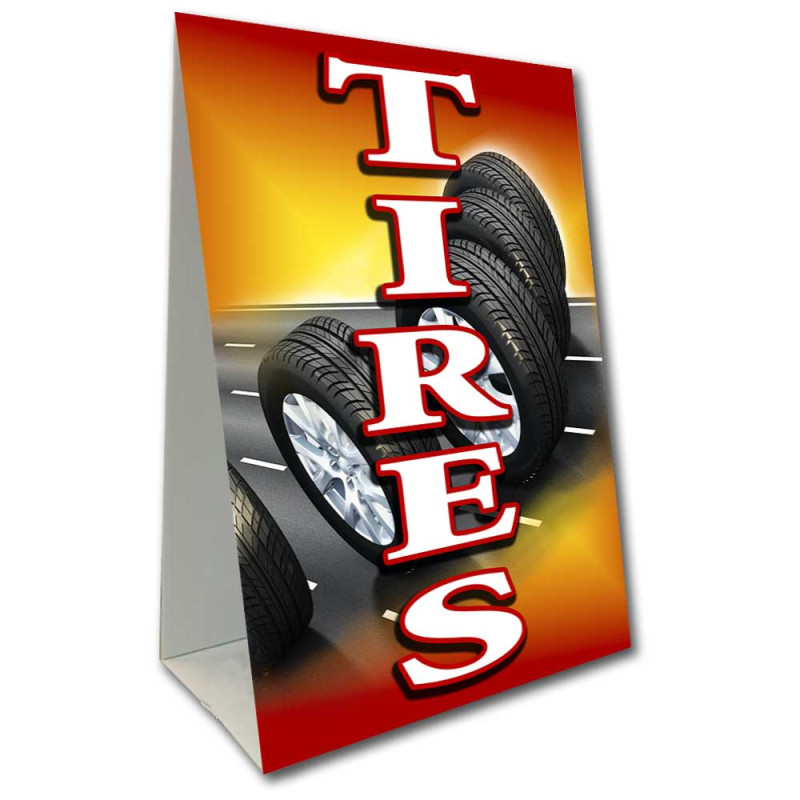 Tires Economy A-Frame Sign