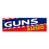 Guns Ammo Vinyl Banner with Optional Sizes (Made in the USA)