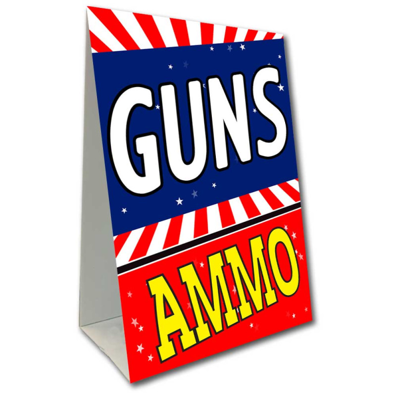 Guns Ammo Economy A-Frame Sign
