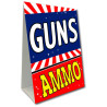 Guns Ammo Economy A-Frame Sign