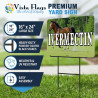 Ivermectin 2 Pack Double-Sided Yard Signs 16" x 24" with Metal Stakes (Made in Texas)