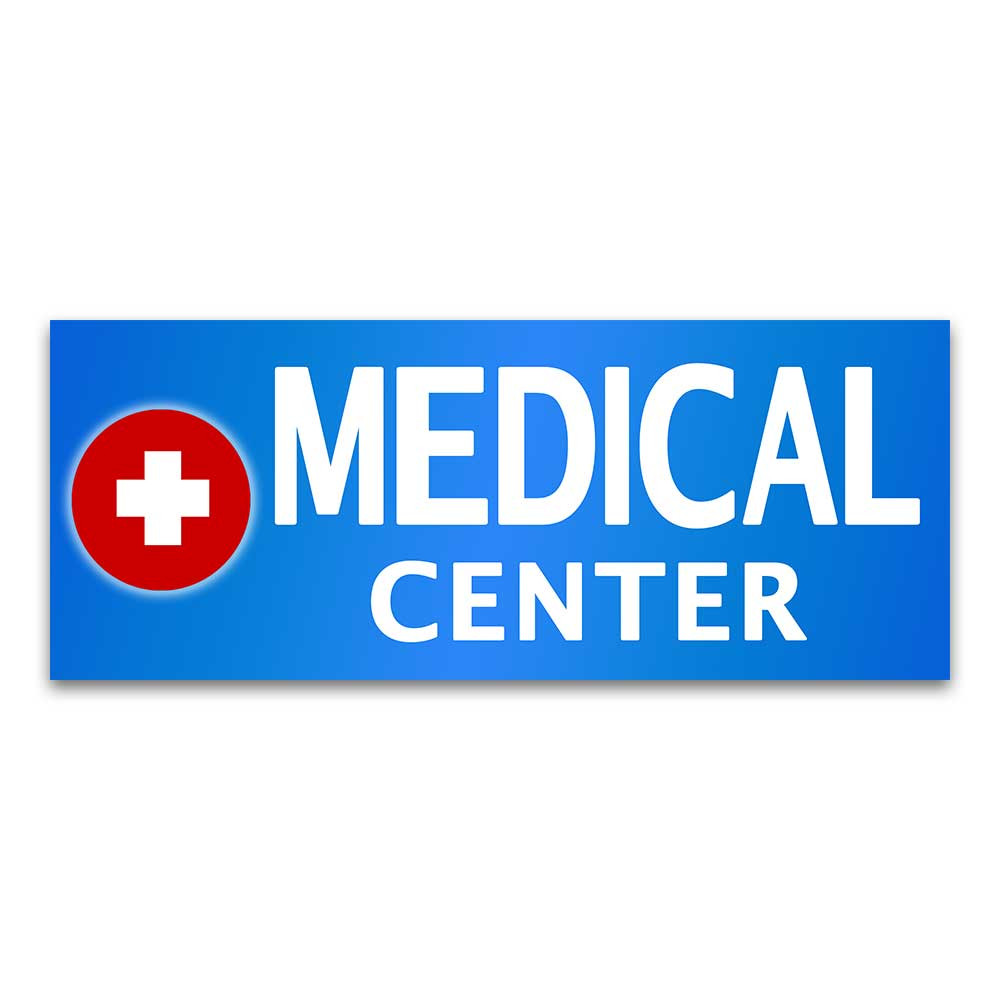 Medical Center Vinyl Banner with Optional Sizes (Made in the USA)