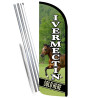 Ivermectin Premium Windless Feather Flag Bundle (Complete Kit) OR Optional Replacement Flag Only