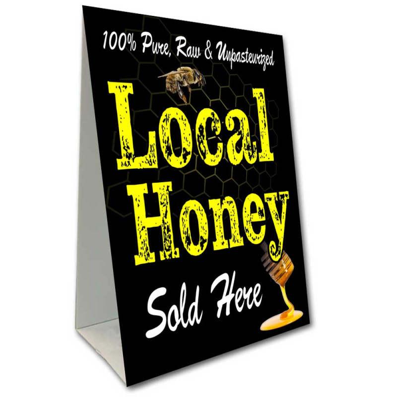 Local Honey Economy A-Frame Sign