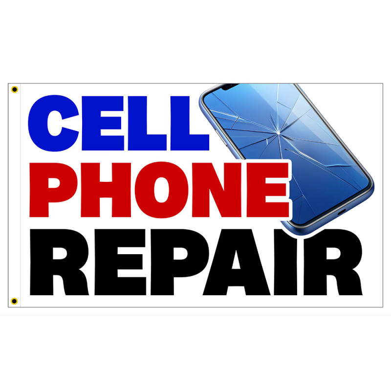 Cell Phone Repair Premium 3x5 Flag OR Optional Flag with Mounting Kit