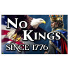 USA - No Kings Since 1776 Premium 3x5 Flag OR Optional Flag with Mounting Kit
