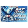 Happy 250th Birthday America - July 4th Premium 3x5 Flag OR Optional Flag with Mounting Kit
