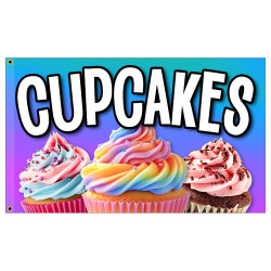 CUPCAKES Premium 3x5 Flag...