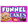Funnel Cakes Premium 3x5 foot Flag OR Optional Flag with Mounting Kit
