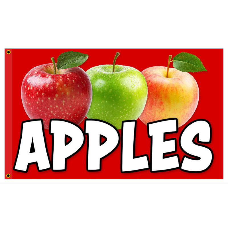 Apples Premium 3x5 foot Flag OR Optional Flag with Mounting Kit