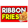 Ribbon Fries Premium 3x5 foot Flag OR Optional Flag with Mounting Kit