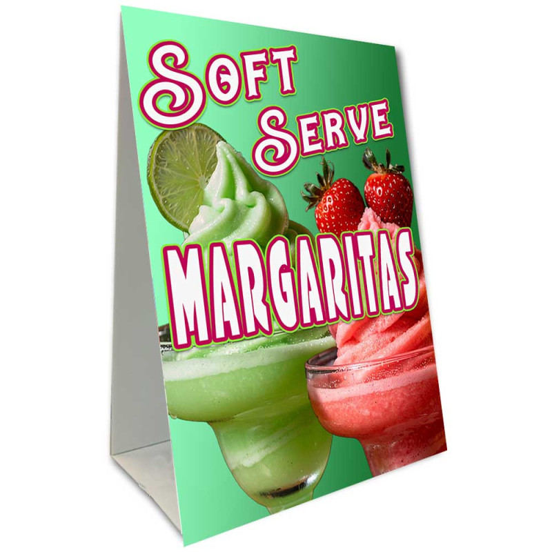 Soft Serve Margaritas Economy A-Frame Sign