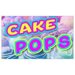 Cake Pops Premium 3x5 Flag...