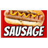 SAUSAGE Premium 3x5 foot Flag OR Optional Flag with Mounting Kit