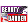 Beauty Salon Barber Shop Premium 3x5 foot Flag OR Optional Flag with Mounting Kit
