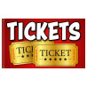 TICKETS Premium 3x5 foot Flag OR Optional Flag with Mounting Kit