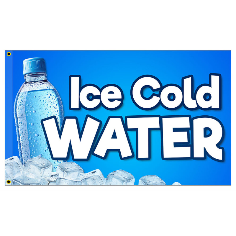 Cold Water Premium 3x5 foot Flag OR Optional Flag with Mounting Kit