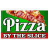 Pizza By The Slice Premium 3x5 foot Flag OR Optional Flag with Mounting Kit