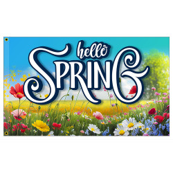 Hello Spring Premium 3x5...