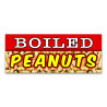 Boiled Peanuts Vinyl Banner with Optional Sizes (Made in the USA)