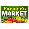 Farmer's Market Premium 3x5 foot Flag OR Optional Flag with Mounting Kit
