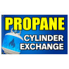 Propane Cylinder Exchange Premium 3x5 foot Flag OR Optional Flag with Mounting Kit