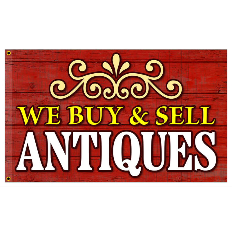 Antiques - Buy Sell Premium 3x5 Foot Flag OR Optional Flag with Mounting Kit