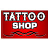 TATTOO SHOP Premium 3x5 Foot Flag OR Optional Flag with Mounting Kit