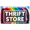 Thrift Store Premium 3x5 foot Flag OR Optional Flag with Mounting Kit