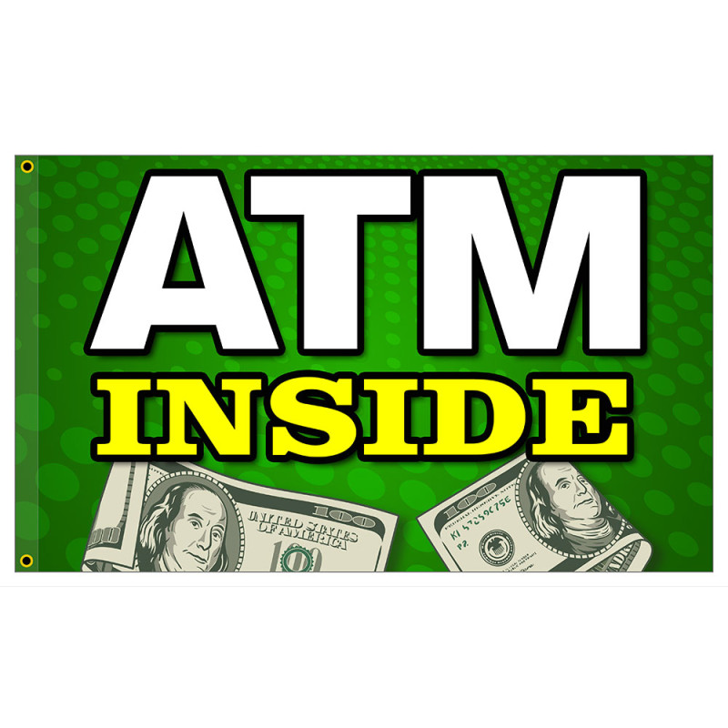 ATM Premium 3x5 Foot Flag OR Optional Flag with Mounting Kit