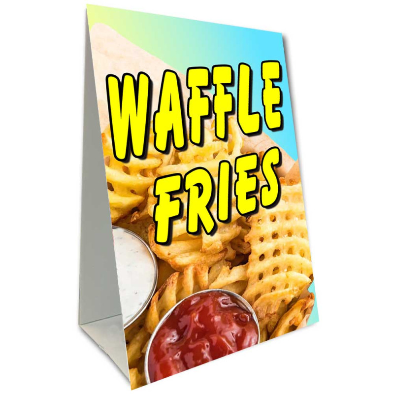 Waffle Fries Economy A-Frame Sign
