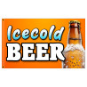 Ice Cold BEER Premium 3x5 Foot Flag OR Optional Flag with Mounting Kit