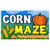 Corn Maze - Pumpkins Premium 3x5 Flag OR Optional Flag with Mounting Kit