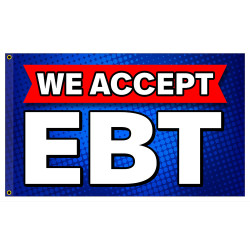 We Accept EBT Premium 3x5...