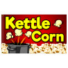 Kettle Corn Premium 3x5 Foot Flag OR Optional Flag with Mounting Kit