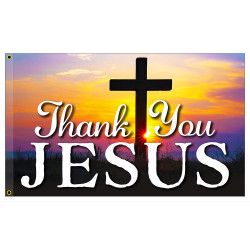 Thank You Jesus Premium 3x5...